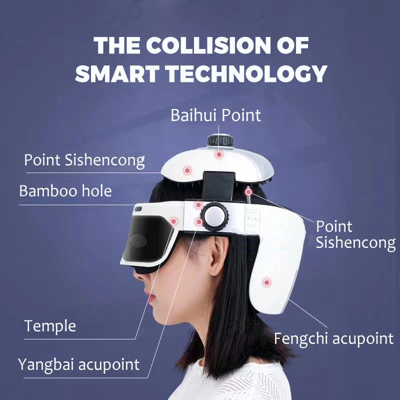 Electric Head Massager Bluetooth Music Function Electric Head Massager Bluetooth Music Function